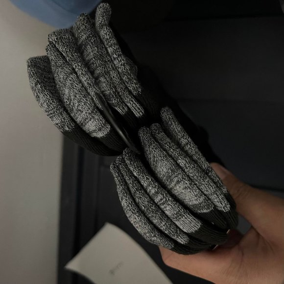 Official NBA Logoman Basketball Men's High Socks 6 Pairs Black Size 6-12 - Picture 4 of 5